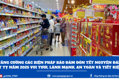 Tăng cường các biện pháp bảo đảm đón Tết Nguyên đán Ất Tỵ năm 2025 vui tươi, lành mạnh, an toàn và tiết kiệm