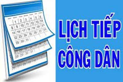 THÔNG BÁO LỊCH TIẾP CÔNG DÂN ĐỊNH KỲ NĂM 2025 CỦA CHỦ TỊCH UBND XÃ BÌNH HÒA